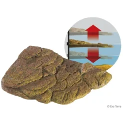 Online Exo Terra Turtle Bank med magnet stor Dekoration Til Terrarier