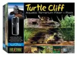 Discount Exo Terra Turtle Cliff med filter stor Dekoration Til Terrarier