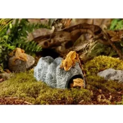 New Exo terra Wet Rock Keramisk hule L 20X13X11 cm Huler Til Terrarier