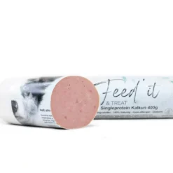 Outlet Feedit & Treat Pure Turkey 400 g - naturlig kalkunskærepølse til hund og kat Snacks Til Hvalpe - Lækre Godbidder Til Træning Og Forkælelse|Hundeguf Og Tyggeben Til Hunde