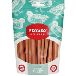 New FICCARO Hundesnack And Soft Fillet - bløde andefileter 100 g Snacks Til Hvalpe - Lækre Godbidder Til Træning Og Forkælelse|Kattefoder & Snacks