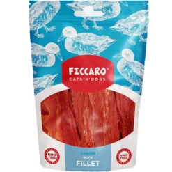 Discount FICCARO Hundesnack Duck Fillet - andefilet 100 g Snacks Til Hvalpe - Lækre Godbidder Til Træning Og Forkælelse|Kattefoder & Snacks