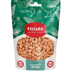 Clearance FICCARO Hundesnack Kylling Bites - små hundegodbidder 100 g Snacks Til Hvalpe - Lækre Godbidder Til Træning Og Forkælelse|Hundeguf Og Tyggeben Til Hunde