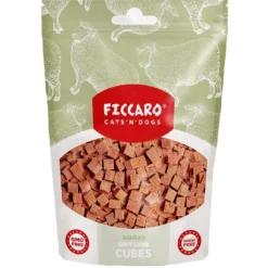 Online FICCARO Hundesnack Lam Soft Cubes - bløde tern af lam 100 g Snacks Til Hvalpe - Lækre Godbidder Til Træning Og Forkælelse|Kattefoder & Snacks