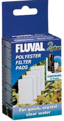Sale Filterplade fin Fluval 2+, 4 stk. Reservedele Til Akvarier