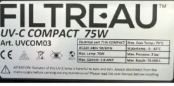 Best UV-C Compact 75 watt UVC Lys Uvc-Lys Og Ozon Til Havedam|Uv-Lys Og Ozon Til Akvarier