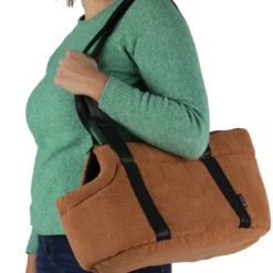 Best Hundetaske Alessia Brun 46 cm Transport Og Adgang Til Hvalpe - Tryg Og Nem Hverdag|Transport Og Adgang For Hunde - Tryg Og Nem Hverdag
