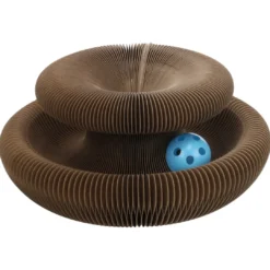 Clearance Kava kradselegetøj kat pap 11,5x10,5x8 cm Kradsetræer Og Klatremøbler Til Kat|Kradsetræ Til Killinger - Leg Træning Og Klopleje I Et