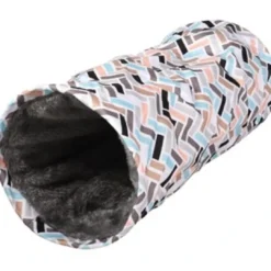 Hot Marsvinetunnel med plys Ø15x35 cm Legetøj Til Gnavere & Kaniner