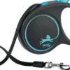 Hot Flexi Black Design bånd L 5 meter 50 kg blå Hundesnor I Mange Varianter Og Materialer|Hundesnor Til Hvalpe