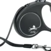 New Flexi Black Design bånd L 5 meter 50 kg sort Hundesnor I Mange Varianter Og Materialer|Hundesnor Til Hvalpe