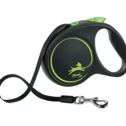 Discount Flexi Black Design bånd M 5 meter 25 kg grøn Hundesnor I Mange Varianter Og Materialer|Hundesnor Til Hvalpe