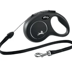 Flexi Classic hundesnor S 8 meter 12 kg sort Hundesnor I Mange Varianter Og Materialer|Hundesnor Til Hvalpe