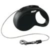 Outlet Flexi New Classic XS Hundeline Sort 3 m - maks 8 kg Hundesnor I Mange Varianter Og Materialer|Hundesnor Til Hvalpe