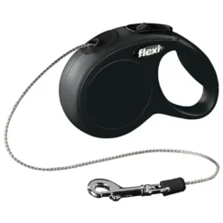 Outlet Flexi New Classic XS Hundeline Sort 3 m - maks 8 kg Hundesnor I Mange Varianter Og Materialer|Hundesnor Til Hvalpe