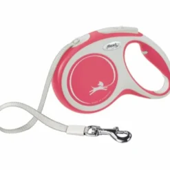 New Flexi New Comfort bånd M 5 m 25 kg rød Hundesnor I Mange Varianter Og Materialer|Hundesnor Til Hvalpe
