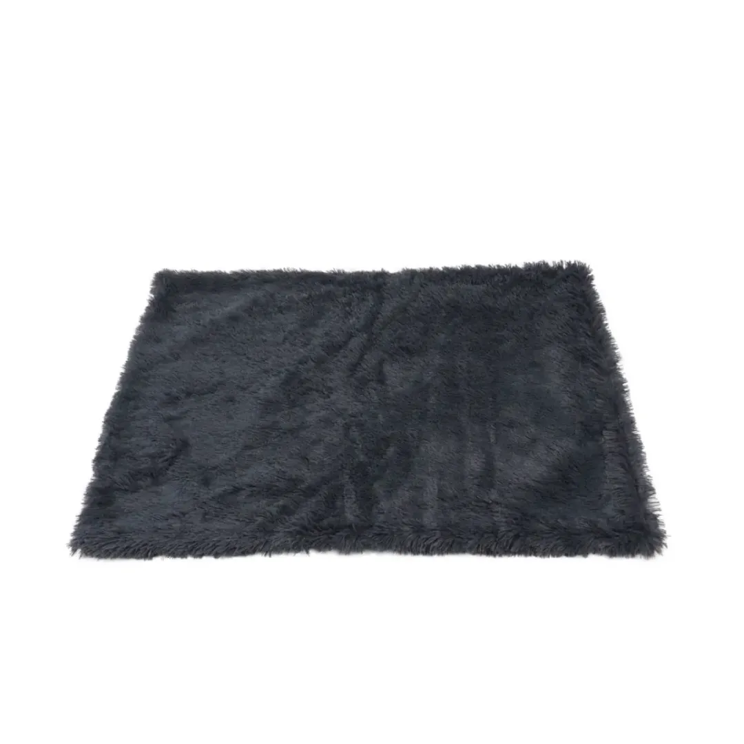 New Fluffy hundetæppe 100x70 cm koksgrå til hund - blødt underlag med skridsikker bund Hundesenge Og Kurve Til Hunde - Bløde Og Komfortable|Sovepladser Til Hvalpe - Hundesenge, Kølemåtter Og Trygge Hvilesteder