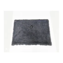 New Fluffy hundetæppe 100x70 cm koksgrå til hund - blødt underlag med skridsikker bund Hundesenge Og Kurve Til Hunde - Bløde Og Komfortable|Sovepladser Til Hvalpe - Hundesenge, Kølemåtter Og Trygge Hvilesteder