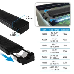 Best AquaSky LED 3.0 12W 38-61 cm Akvarielamper
