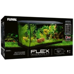 Hot Flex akvarium 123 Liter Sort Akvarier