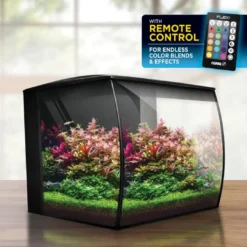 Clearance Flex LED akvarium version 2.0 34 L Sort Akvarier