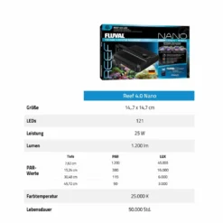 Lampe Nano Reef Led 4.0 25 Watt Lamper Til Saltvandsakvarier