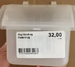 Sale FOP Vand og Fodertrug Fugletilbehør