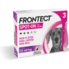 Clearance Frontect spot on 3 x 4 ml til hunde 20-40 kg - effektiv beskyttelse mod parasitter Plejemidler Til Hund Med Fokus På Sundhed Og Velvære