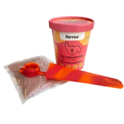 Outlet FÜRREE Icecream med Jordbær Hundeguf Og Tyggeben Til Hunde