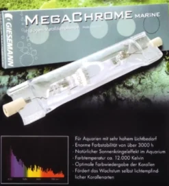 New Hqi pære Megachrome 250 watt. - 12.500 Kelvin. Lysstofrør Og Pærer Til Akvarier