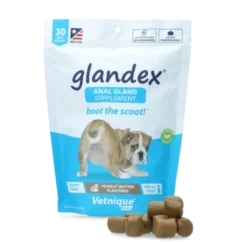 Clearance Glandex Soft Chew 120g (30stk) Plejemidler Til Hund Med Fokus På Sundhed Og Velvære