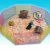 Clearance Hamster løbegård 8 gitre 34x23 cm Bure & Tilbehør Til Gnavere & Kaniner
