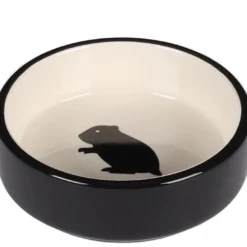 Online Hamsterskål Nala Sort-hvid Rund 8,5 cm Drikkeflasker & Foderskåle Til Gnavere & Kaniner
