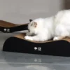 Sale HappyCat ARCHIE Kradse Lounge 2i1 75x18 og 5x25 cm Sort Pap-kradsebræt Kradsetræer Og Klatremøbler Til Kat|Kradsetræ Til Killinger - Leg Træning Og Klopleje I Et