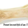 New Håndlavet Presset Tyggeben med fyld af lam 17 cm 115 g - stort tyggeben til hunde Hundeguf Og Tyggeben Til Hunde