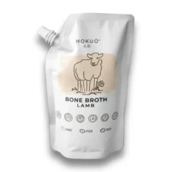 Hot Hokuo Lamb Bone Broth 400 ml - naturlig lammebouillon til hunde og katte Hundefoder|Fodertilskud Til Hvalpe - Støtte Til Sund Vækst Og Trivsel