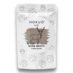 Outlet Hokuo Venison Bone Broth 100 ml - naturlig hjortebouillon med reishi til hunde og katte Hundefoder|Fodertilskud Til Hvalpe - Støtte Til Sund Vækst Og Trivsel