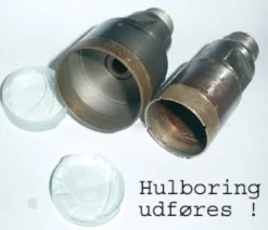 Hulboring i glas 34 mm hul (Max.10 mm glas) Filtersystemer Til Saltvandsakvarier