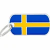 Hot Hundetegn My Family Flag Sverige Hundetegn Til Hvalpe - Sikkerhed Og Tryghed Hvis Hvalpen Løber Væk|Hundetegn Og Smykker Med Stil Og Sikkerhed