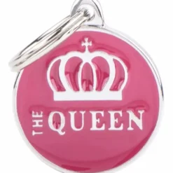 Discount Hundetegn My family I am the Queen Hundetegn Til Hvalpe - Sikkerhed Og Tryghed Hvis Hvalpen Løber Væk|Hundetegn Og Smykker Med Stil Og Sikkerhed