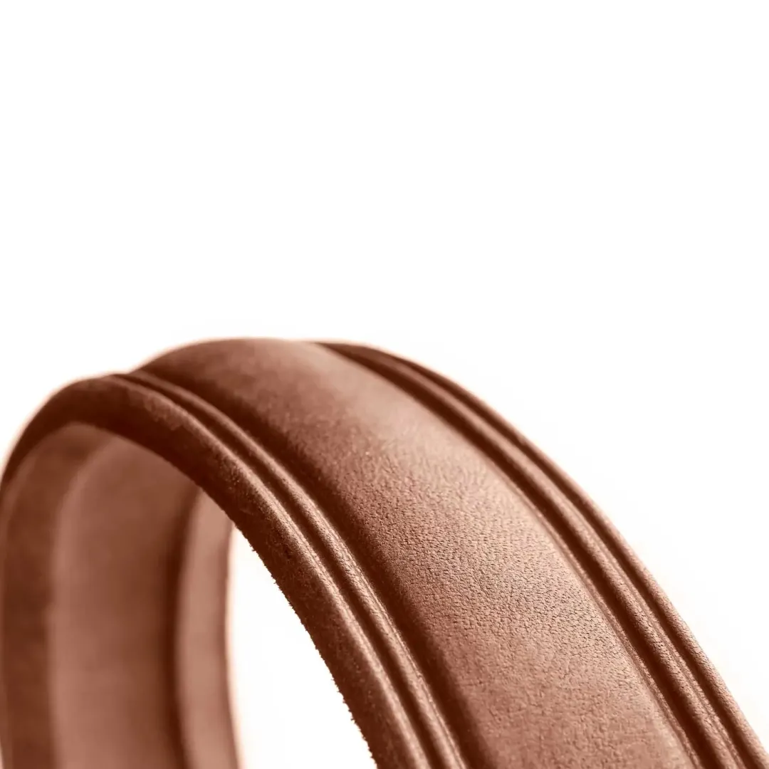 New Aalborg Rustica Cognac 55 - 40-48 cm Hvalpehalsbånd - Bløde Og Sikre Halsbånd Med Perfekt Pasform Til Din Hvalp|Hundehalsbånd Med Stil - Komfort Og Sikkerhed Til Din Hund