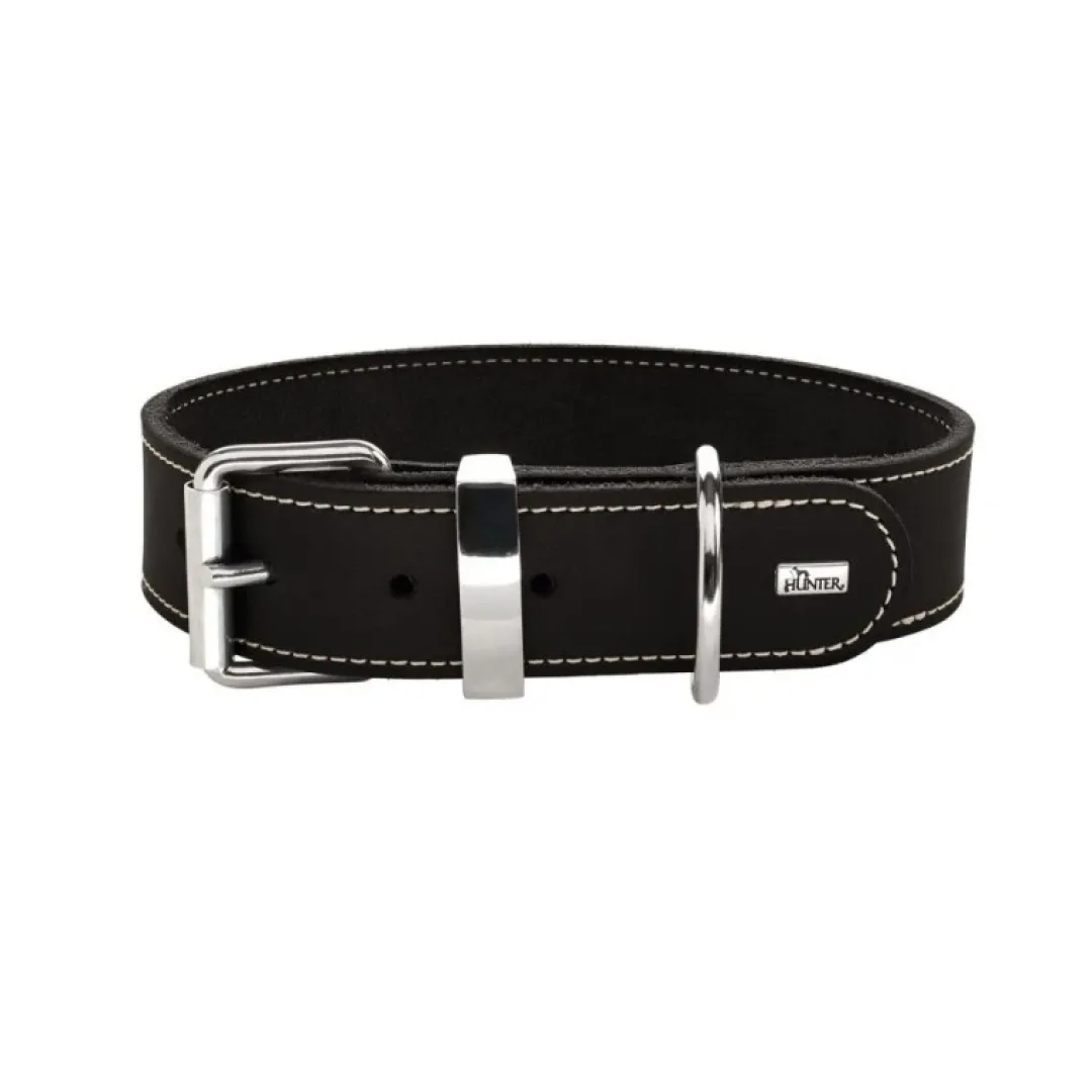 Outlet Aalborg Special Hundehalsbånd Sort 55 - 40-48 cm Hvalpehalsbånd - Bløde Og Sikre Halsbånd Med Perfekt Pasform Til Din Hvalp|Hundehalsbånd Med Stil - Komfort Og Sikkerhed Til Din Hund