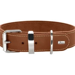 Outlet Aalborg Special Hundehalsbånd Cognac 35 - 24-30 cm Hvalpehalsbånd - Bløde Og Sikre Halsbånd Med Perfekt Pasform Til Din Hvalp|Hundehalsbånd Med Stil - Komfort Og Sikkerhed Til Din Hund