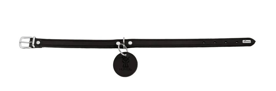 New Aalborg Sport Sort 60 hundehalsbånd - 45-55 cm Hvalpehalsbånd - Bløde Og Sikre Halsbånd Med Perfekt Pasform Til Din Hvalp|Hundehalsbånd Med Stil - Komfort Og Sikkerhed Til Din Hund