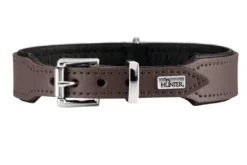 Clearance Basic halsbånd str.32 Brun - 24,0-28,5 cm Hvalpehalsbånd - Bløde Og Sikre Halsbånd Med Perfekt Pasform Til Din Hvalp|Hundehalsbånd Med Stil - Komfort Og Sikkerhed Til Din Hund