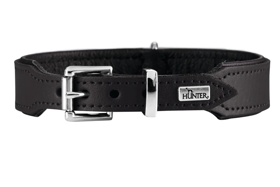 Best Basic halsbånd str.50 Sort - 35,0-43,0 cm Hvalpehalsbånd - Bløde Og Sikre Halsbånd Med Perfekt Pasform Til Din Hvalp|Hundehalsbånd Med Stil - Komfort Og Sikkerhed Til Din Hund