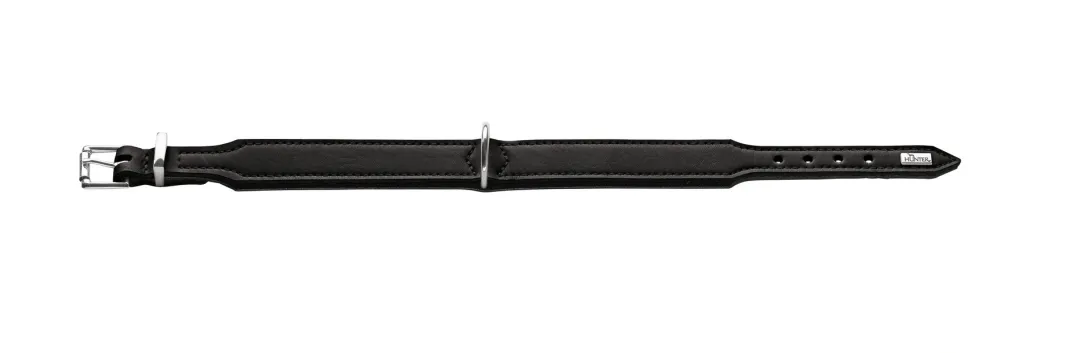 Best Basic halsbånd str.50 Sort - 35,0-43,0 cm Hvalpehalsbånd - Bløde Og Sikre Halsbånd Med Perfekt Pasform Til Din Hvalp|Hundehalsbånd Med Stil - Komfort Og Sikkerhed Til Din Hund