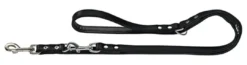 Outlet Basic Line 18 mm Sort Hundesnor I Mange Varianter Og Materialer|Hundesnor Til Hvalpe