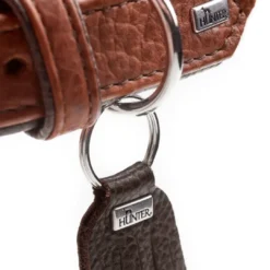 Cody 55 Cognac Mørkebrun hundehalsbånd - 42-48 cm Hvalpehalsbånd - Bløde Og Sikre Halsbånd Med Perfekt Pasform Til Din Hvalp|Hundehalsbånd Med Stil - Komfort Og Sikkerhed Til Din Hund