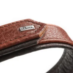 Hot Cody 60 Cognac Mørkebrun hundehalsbånd - 46-52 cm Hvalpehalsbånd - Bløde Og Sikre Halsbånd Med Perfekt Pasform Til Din Hvalp|Hundehalsbånd Med Stil - Komfort Og Sikkerhed Til Din Hund